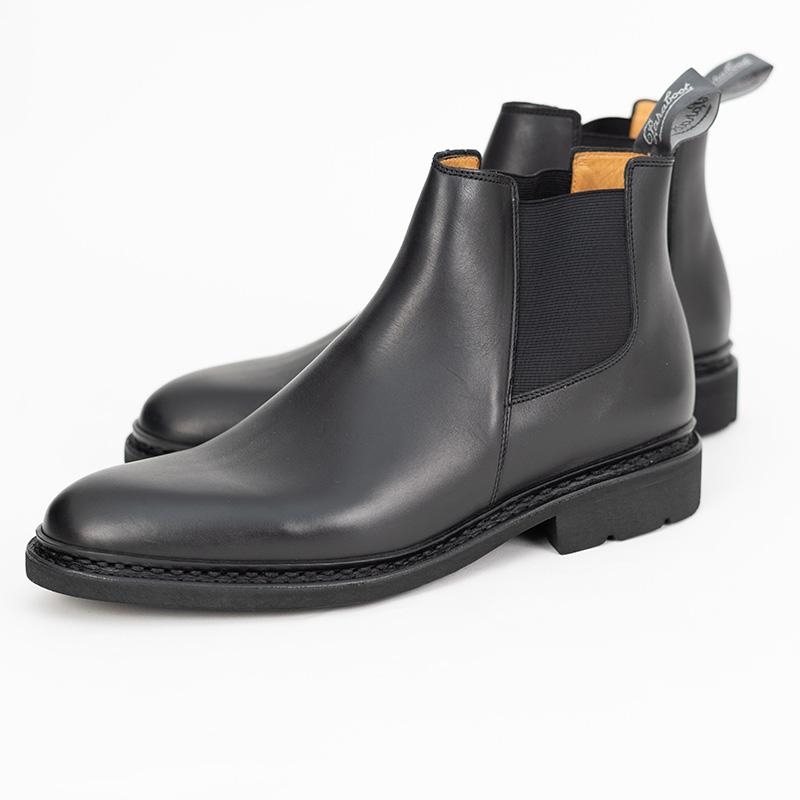 PARABOOT/パラブーツ CHAMFORT/GALAXY NOIRE-LIS NOIRサイドゴアブーツの画像