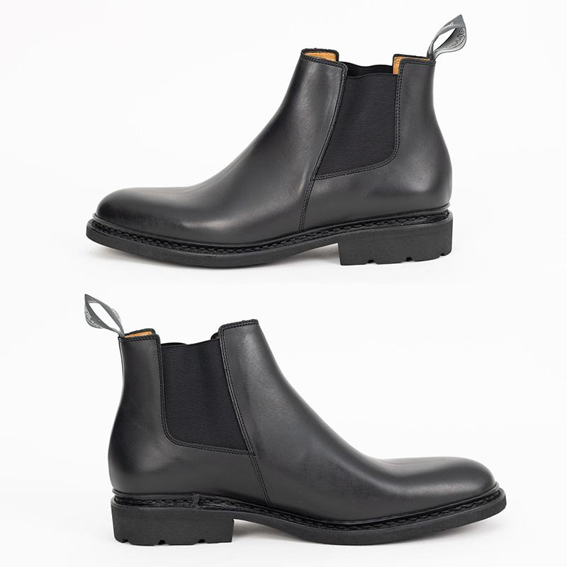 Paraboot（パラブーツ） CHAMFORT/GALAXY NOIRE-LIS NOIRサイドゴア
