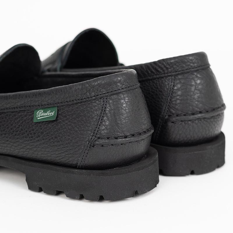 PARABOOT/パラブーツ CORAUX/RAID SOLE  BLACKコインローファーの画像