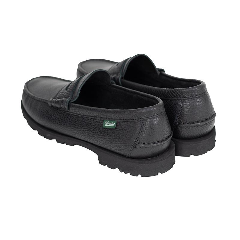 PARABOOT/パラブーツ CORAUX/RAID SOLE  BLACKコインローファーの画像