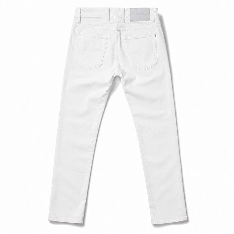 tramarossa LEONARDO SLIM ホワイトデニム 30 tramarossa トラマロッサイタリーLEONARDO スリムストレート