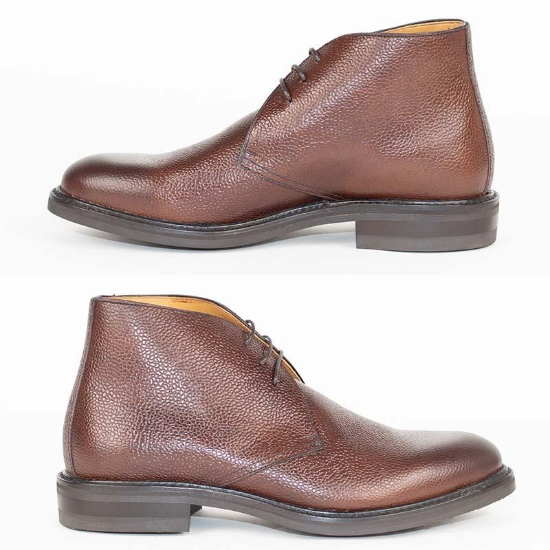 【美品】Berwick チャッカブーツ レザー ブラウン 袋付 UK6.5 美品】Berwick チャッカブーツ レザー ブラウン 袋付 UK6.5 美品