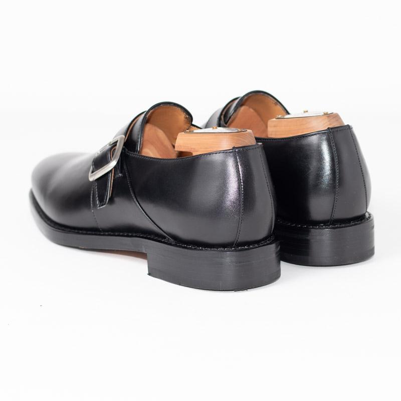 Berwick 1707（バーウィック） ブラックレザー＆ラバーソール シングル