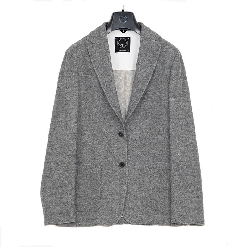 T-Jacket/ティージャケット イタリア製 秋冬 羊毛ウールミックス