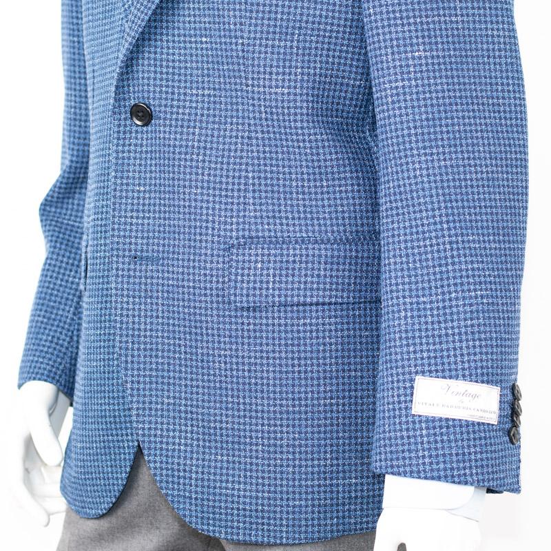 vintage VITALE BARBERIS CANONICOジャケット Vitale Barberis Canonico Black Solid Wool-Mohair Men's Suit