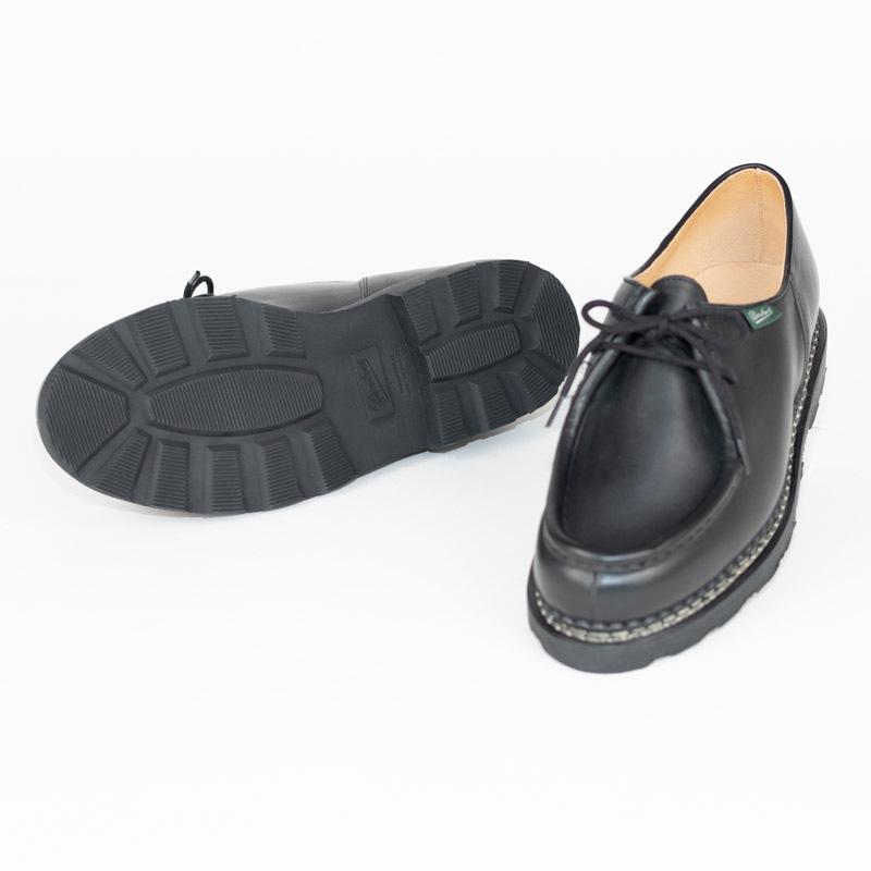 【再入荷】Paraboot/パラブーツ MICHAEL/MARCHE 2 NOIRE-LIS-NOIR オイルドレザーチロリアンシューズの画像