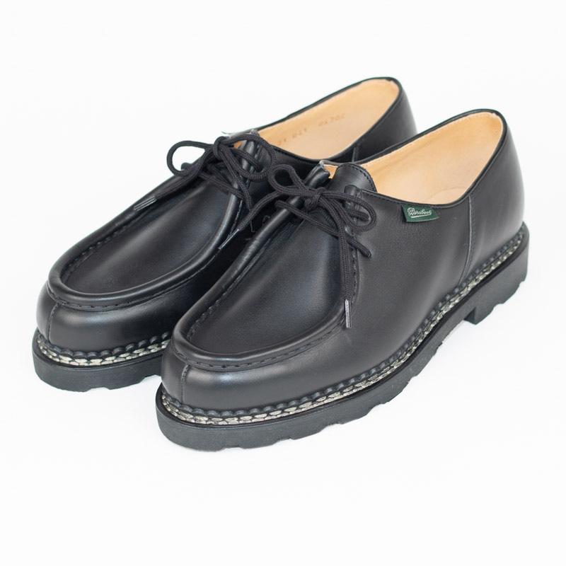 【再入荷】Paraboot/パラブーツ MICHAEL/MARCHE 2 NOIRE-LIS-NOIR オイルドレザーチロリアンシューズの画像