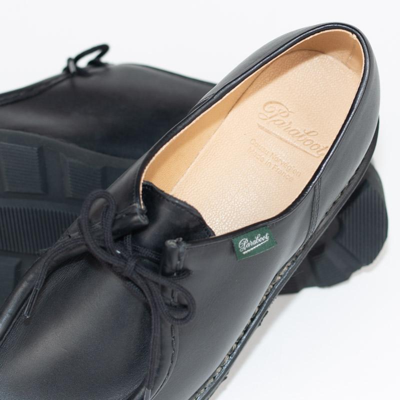【再入荷】Paraboot/パラブーツ MICHAEL/MARCHE 2 NOIRE-LIS-NOIR オイルドレザーチロリアンシューズの画像
