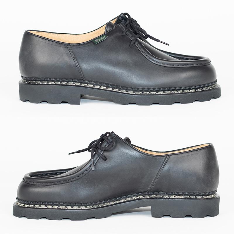 【再入荷】Paraboot/パラブーツ MICHAEL/MARCHE 2 NOIRE-LIS-NOIR オイルドレザーチロリアンシューズの画像