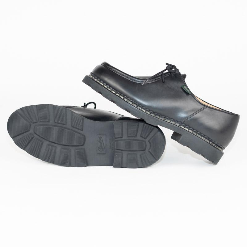 【再入荷】Paraboot/パラブーツ MICHAEL/MARCHE 2 NOIRE-LIS-NOIR オイルドレザーチロリアンシューズの画像