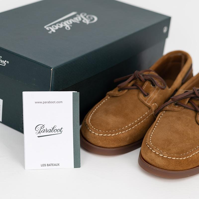Paraboot（パラブーツ） メンズ BARTH/MARINE MIEL-VEL FAUVE デッキ