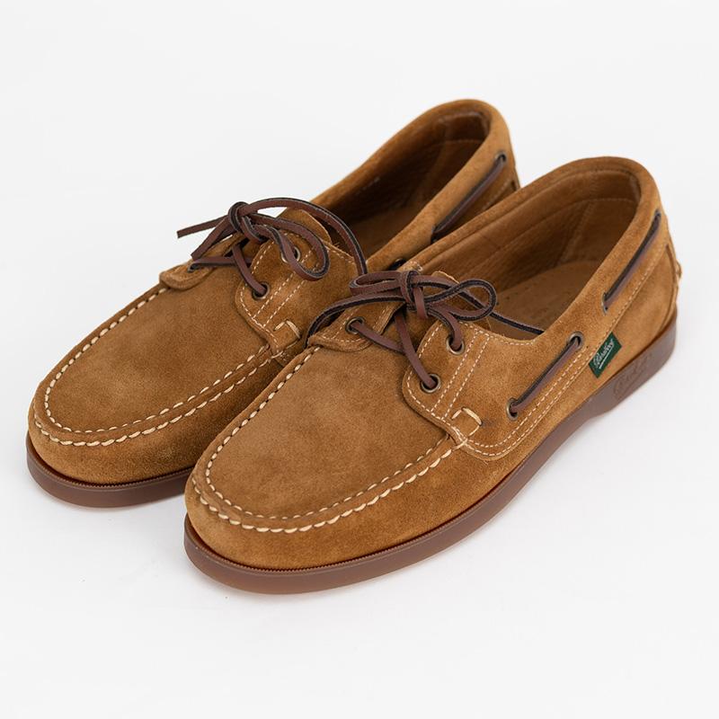 PARABOOT/パラブーツ メンズ BARTH/MARINE MIEL-VEL FAUVE デッキシューズの画像