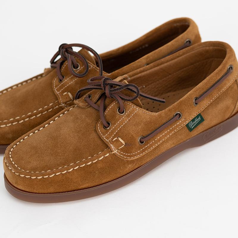 PARABOOT/パラブーツ メンズ BARTH/MARINE MIEL-VEL FAUVE デッキシューズの画像