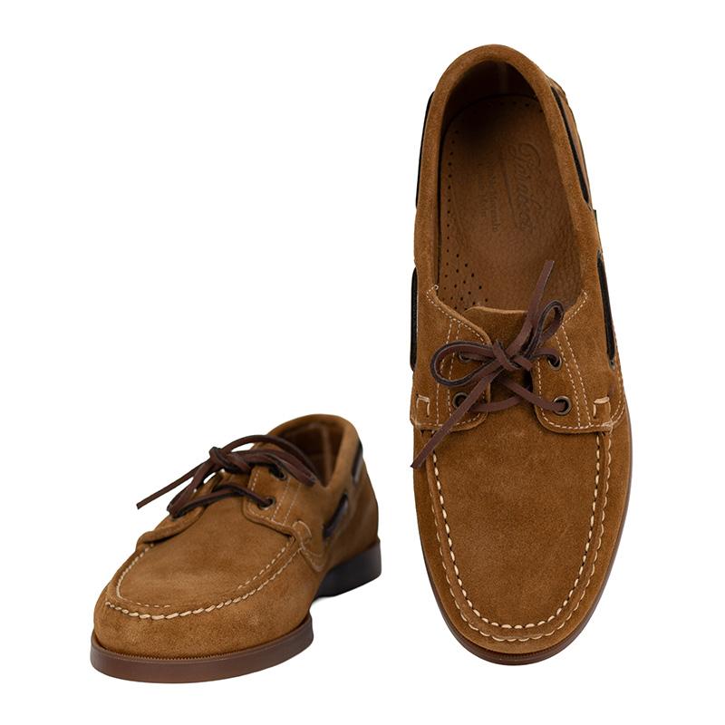 PARABOOT/パラブーツ メンズ BARTH/MARINE MIEL-VEL FAUVE デッキシューズの画像