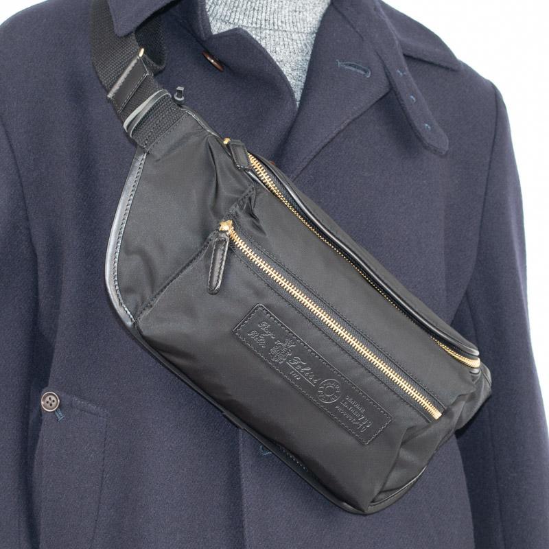 Felisi フェリージ　799 ブラック　ボディバッグ　ショルダーバッグ Felisi フェリージ バッグ ウエストバッグ ボディバッグ ベルト