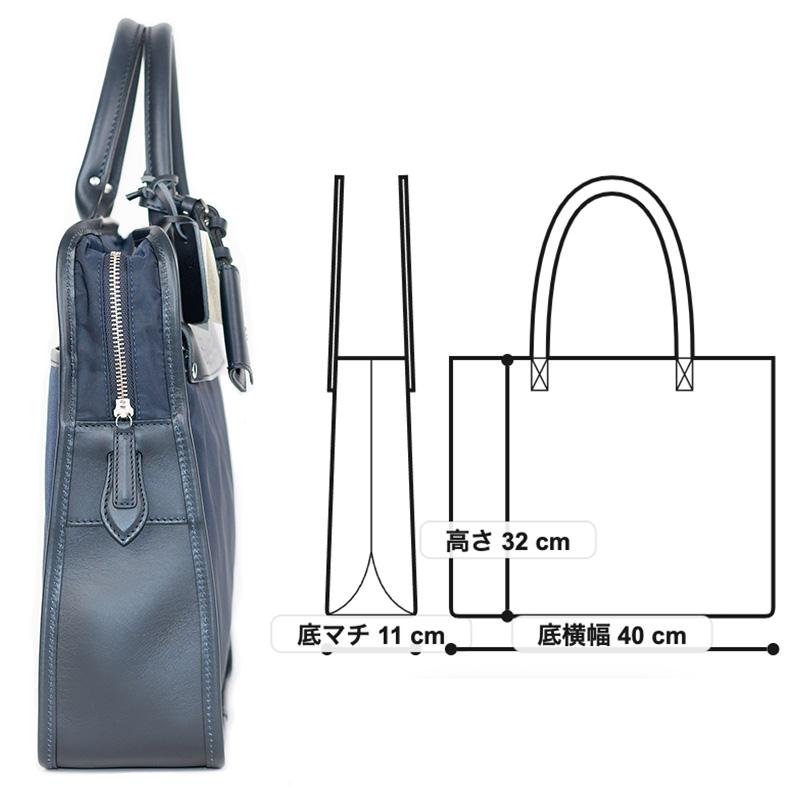 フェリージ Felisi レザー ナイロン×レザー ナイロン トートバッグ
