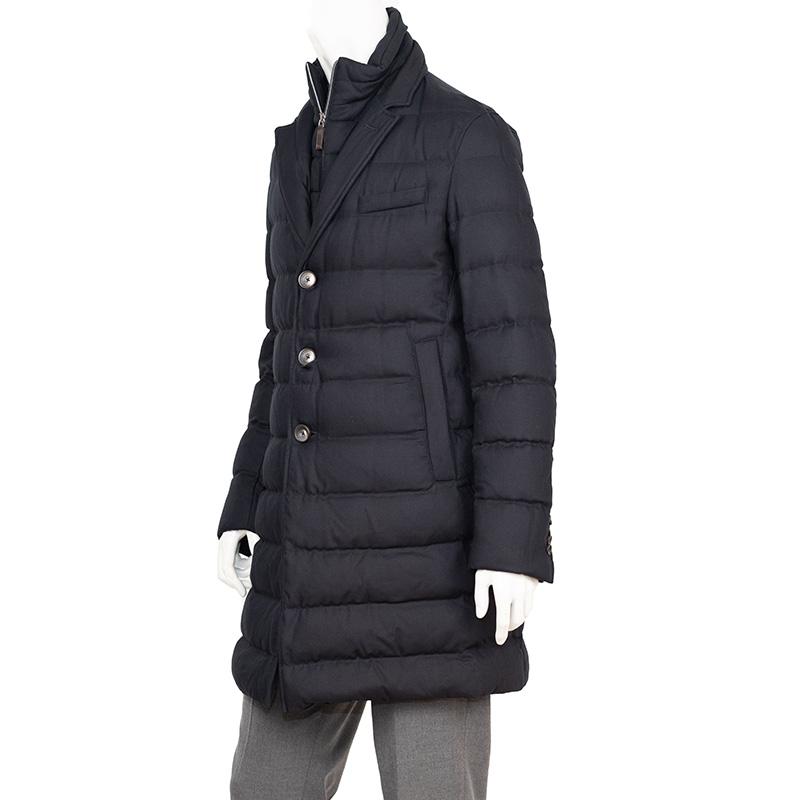 ヘルノ チェスターコート レイヤード 2way 中綿 メタルプレート ヘルノ チェスターコート レイヤード 2way 中綿 メタルプレート