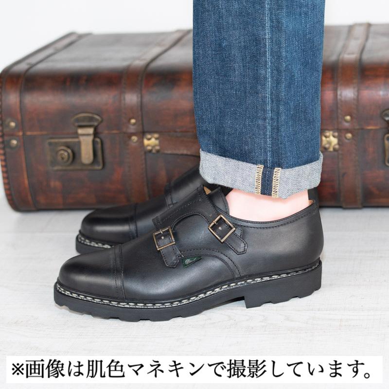 【再入荷】Paraboot/パラブーツ MARCHE2 SOLE WILLIAM-MARCHE2 NOIRE-LIS-NOIRダブルモンクの画像
