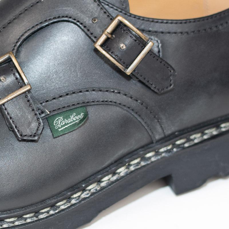 【再入荷】Paraboot/パラブーツ MARCHE2 SOLE WILLIAM-MARCHE2 NOIRE-LIS-NOIRダブルモンクの画像