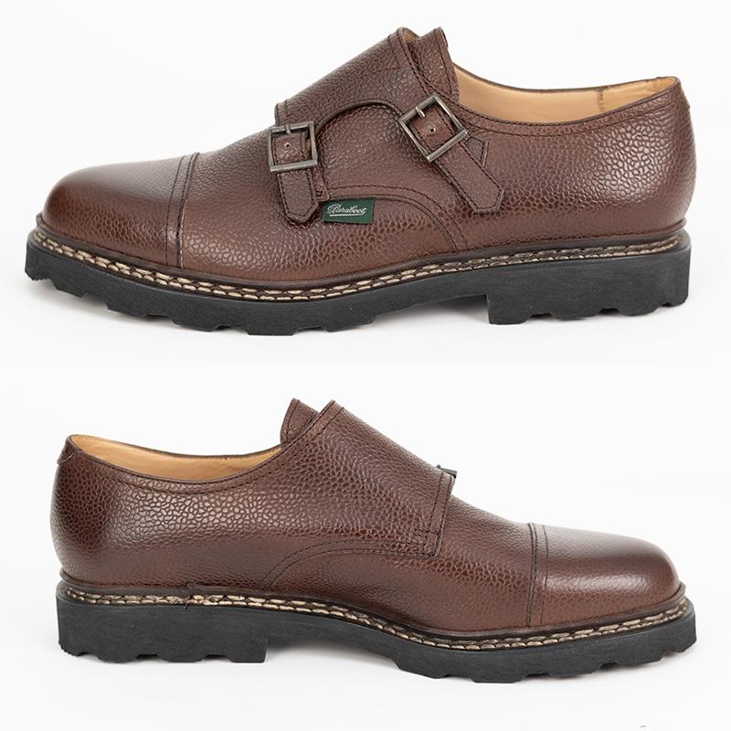 【再入荷】Paraboot/パラブーツ WILLIAM-MARCHE 2 NOIRE-GR EBENEダブルモンクシューズの画像