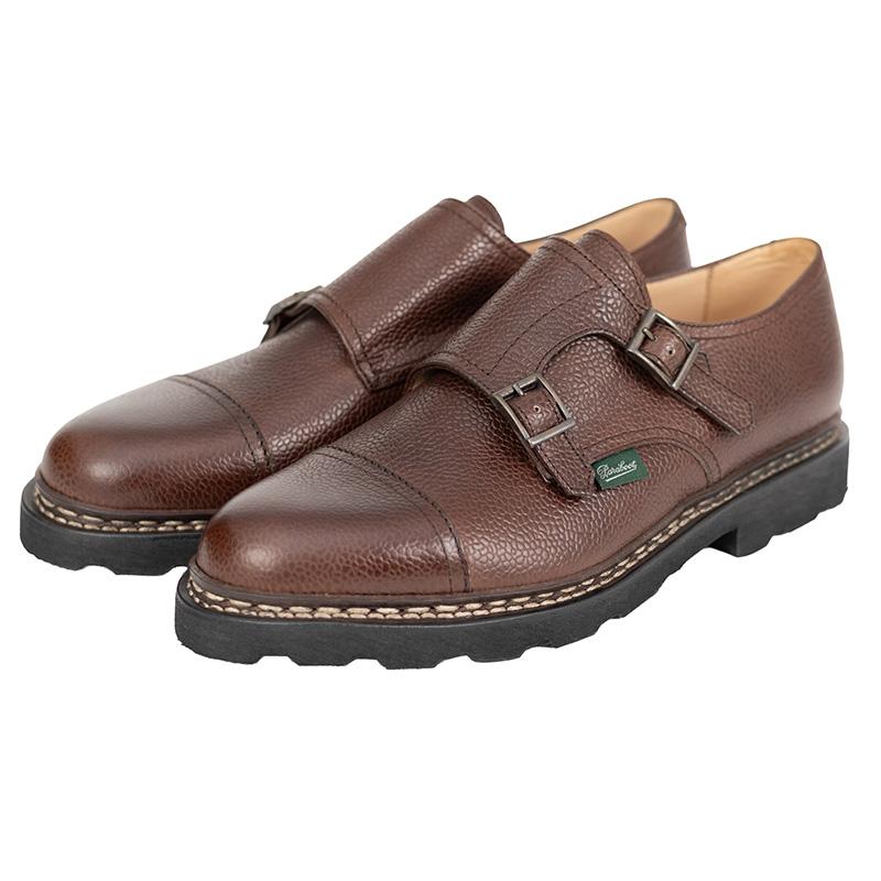【再入荷】Paraboot/パラブーツ WILLIAM-MARCHE 2 NOIRE-GR EBENEダブルモンクシューズの画像