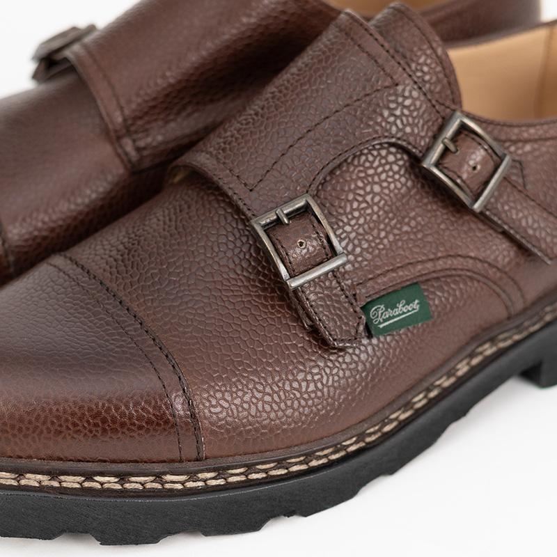 【再入荷】Paraboot/パラブーツ WILLIAM-MARCHE 2 NOIRE-GR EBENEダブルモンクシューズの画像