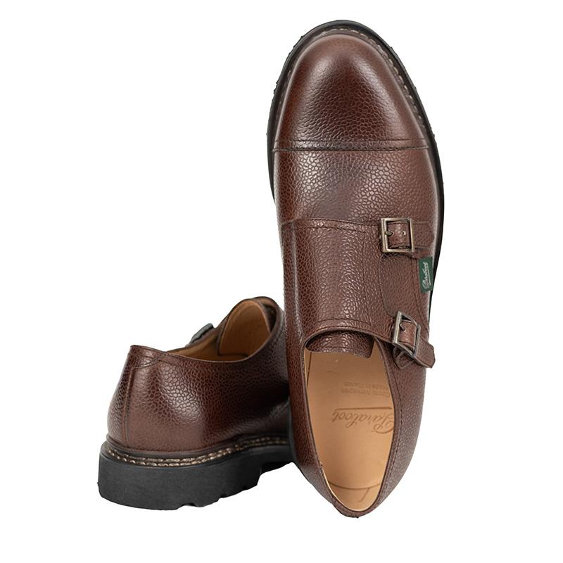 【再入荷】Paraboot/パラブーツ WILLIAM-MARCHE 2 NOIRE-GR EBENEダブルモンクシューズの画像