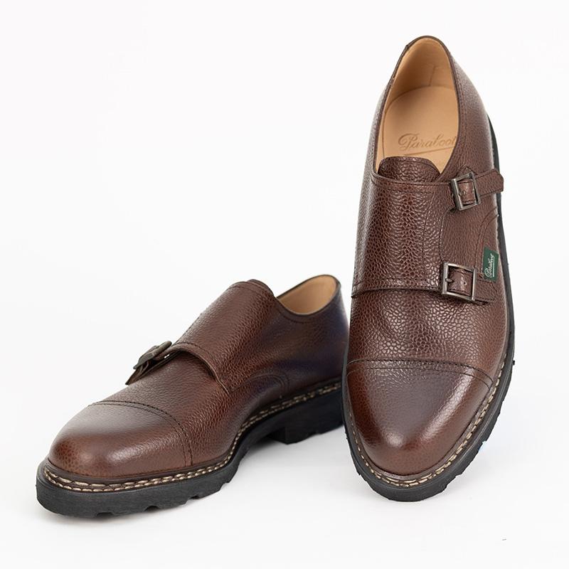 【再入荷】Paraboot/パラブーツ WILLIAM-MARCHE 2 NOIRE-GR EBENEダブルモンクシューズの画像