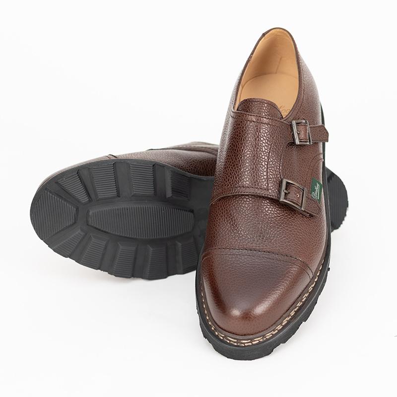 【再入荷】Paraboot/パラブーツ WILLIAM-MARCHE 2 NOIRE-GR EBENEダブルモンクシューズの画像