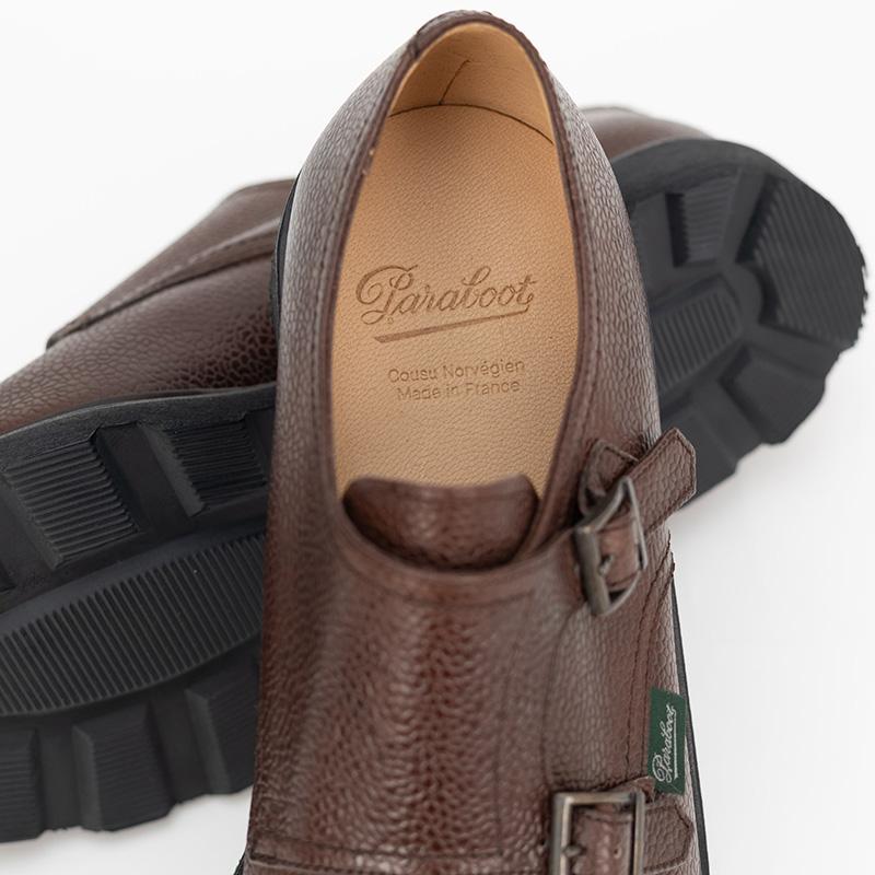【再入荷】Paraboot/パラブーツ WILLIAM-MARCHE 2 NOIRE-GR EBENEダブルモンクシューズの画像