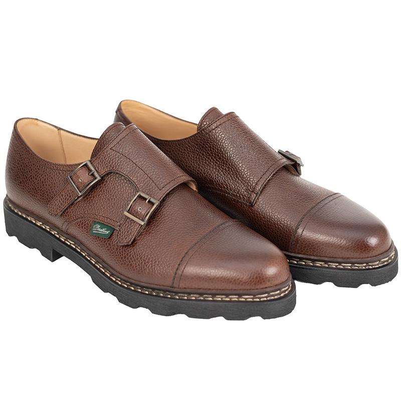 【再入荷】Paraboot/パラブーツ WILLIAM-MARCHE 2 NOIRE-GR EBENEダブルモンクシューズの画像