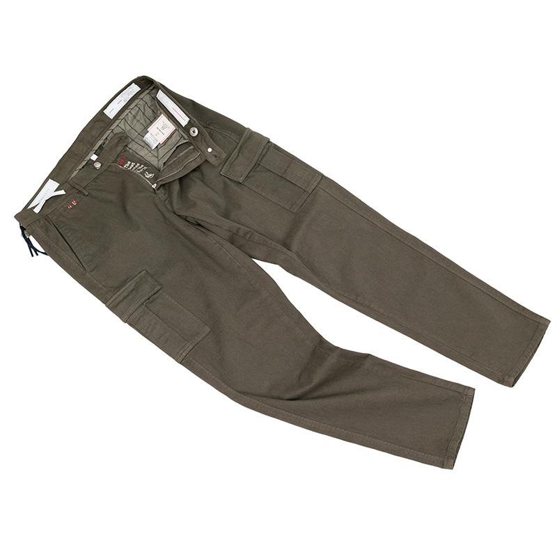 tramarossa イタリーAMERIGOストレッチミリタリーカーキカーゴ : Style 