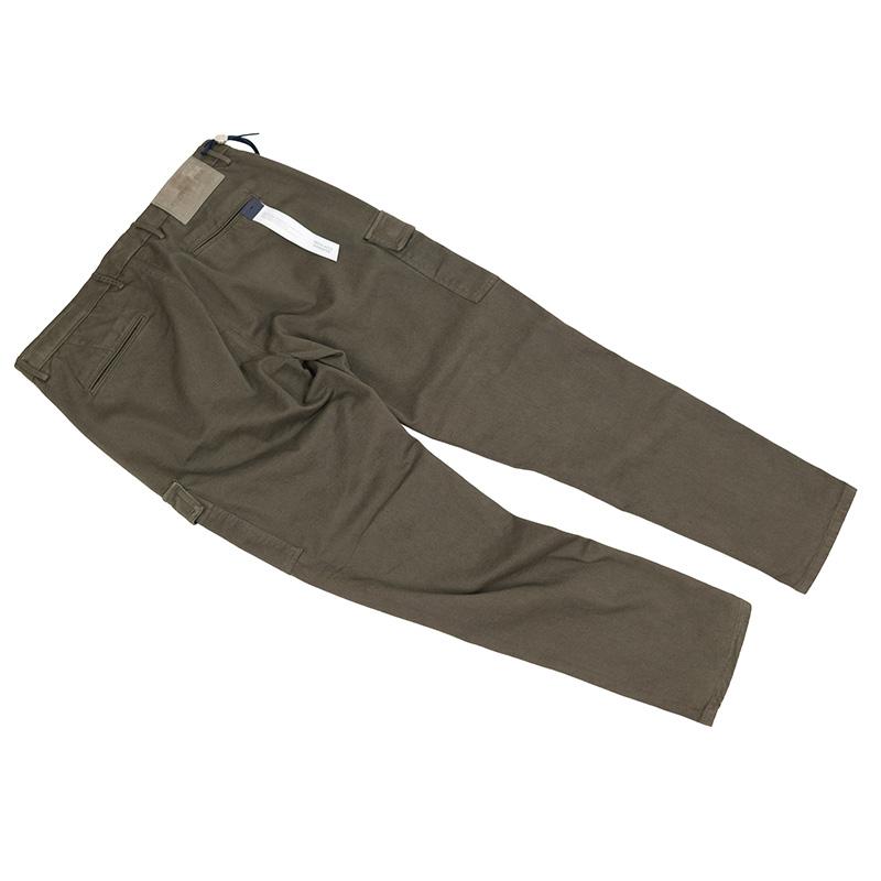 tramarossa イタリーAMERIGOストレッチミリタリーカーキカーゴ : Style 