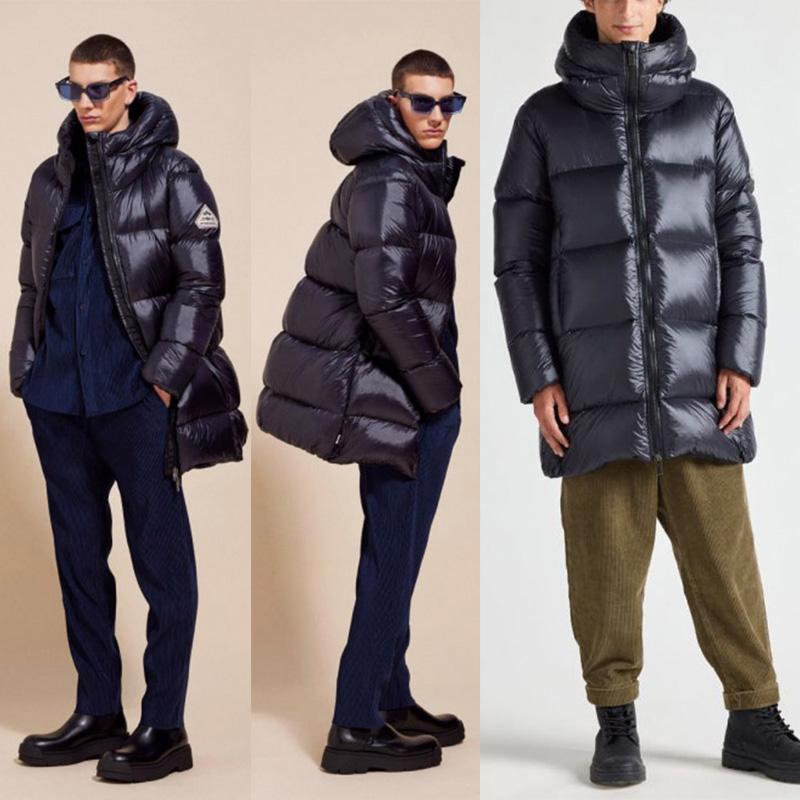 PYRENEX | ピレネックス ナチュラルフレンチダウン 黒 フーデット フランス製 ANTON-ブラック ダウンジャケットの画像