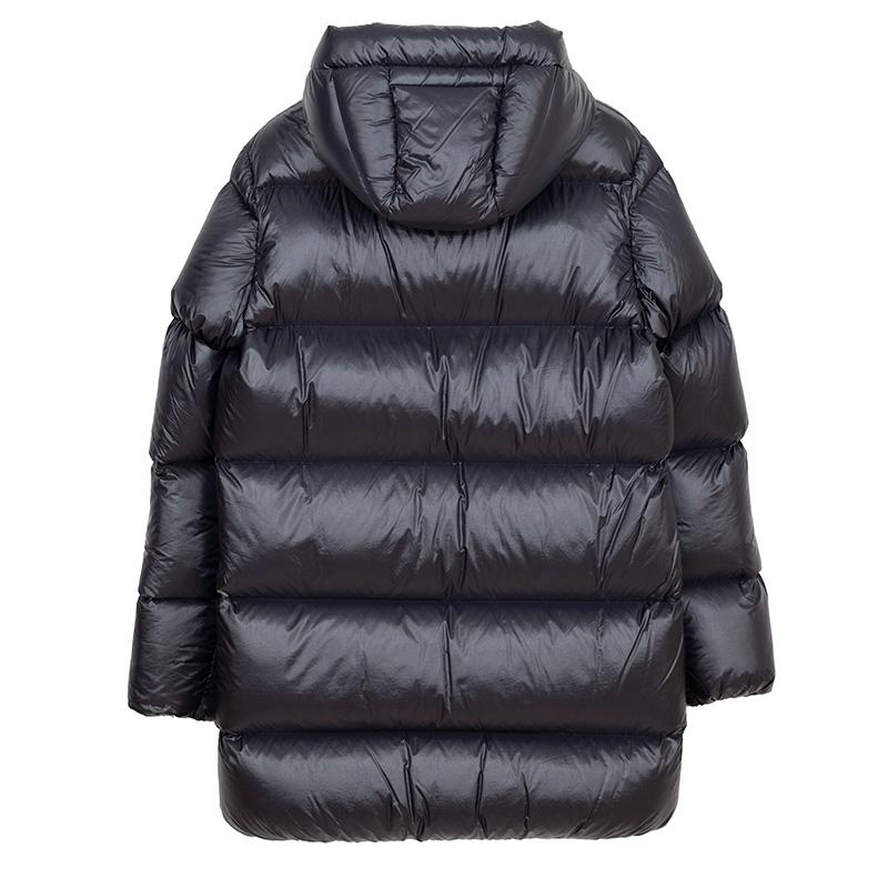 PYRENEX | ピレネックス ナチュラルフレンチダウン 黒 フーデット フランス製 ANTON-ブラック ダウンジャケットの画像