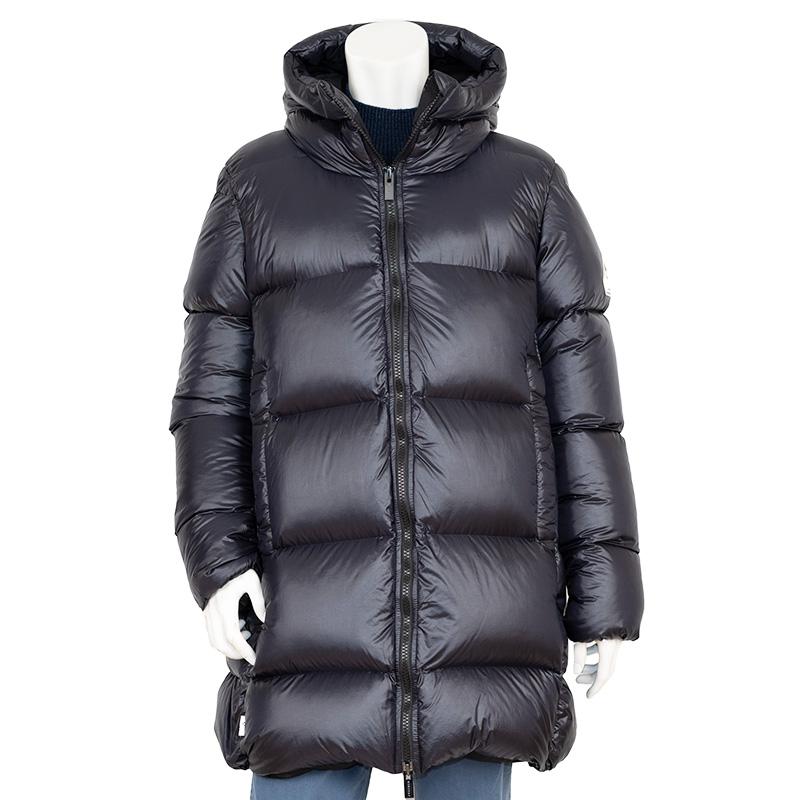 PYRENEX | ピレネックス ナチュラルフレンチダウン 黒 フーデット フランス製 ANTON-ブラック ダウンジャケットの画像