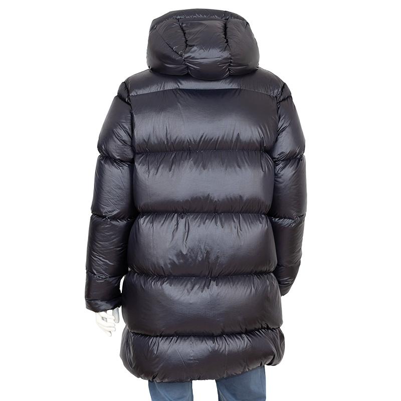 PYRENEX | ピレネックス ナチュラルフレンチダウン 黒 フーデット フランス製 ANTON-ブラック ダウンジャケットの画像