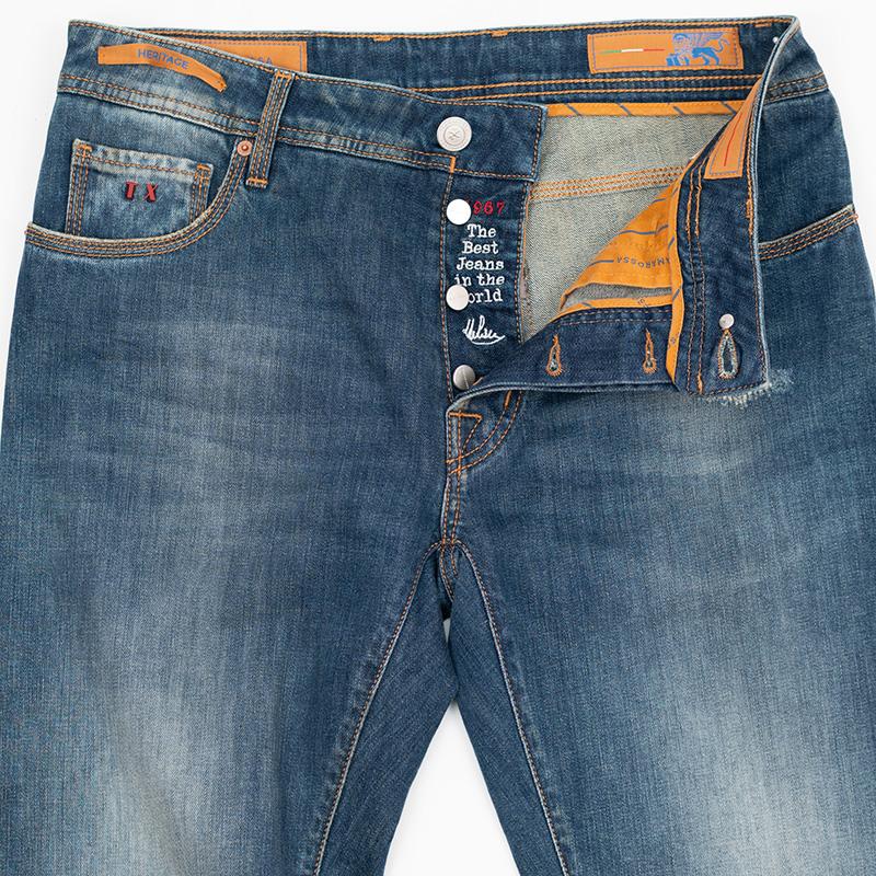 tramarossa インディゴ ウォッシュイタリーBRANDOユーズドダメージ