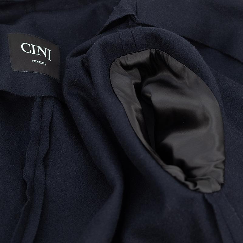 CINI venezia CINI/チー二 ヴェネチア イタリー製羊毛100％ネイビー