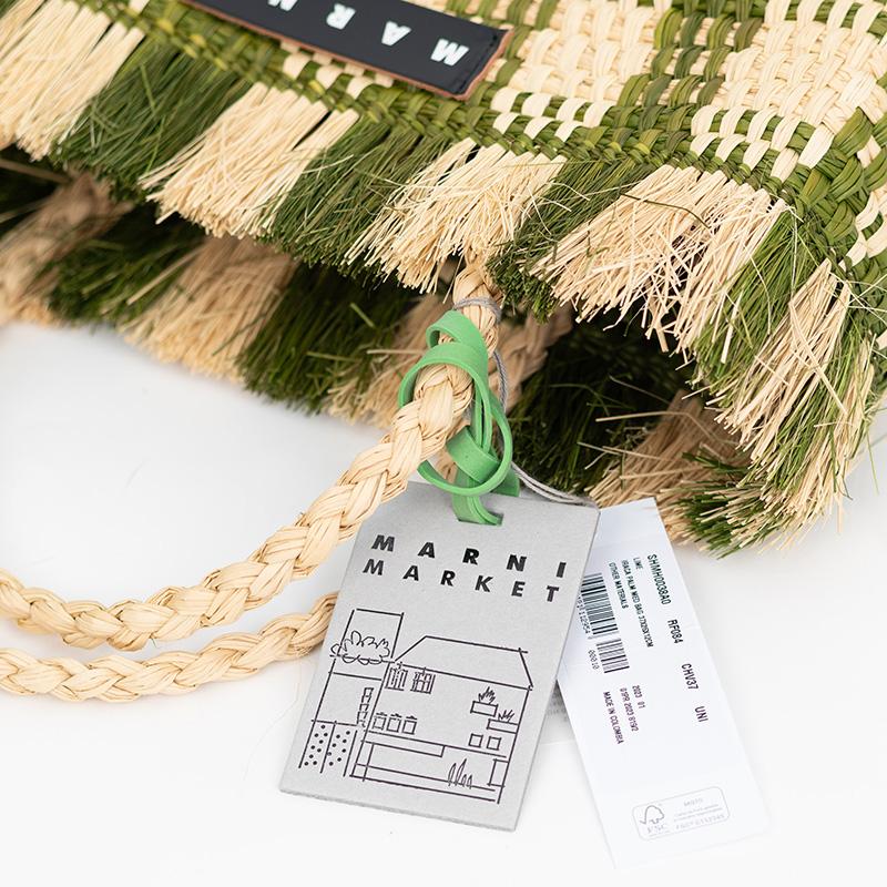 MARNI MARKET マルニ マルニマーケット レディースバッグライム