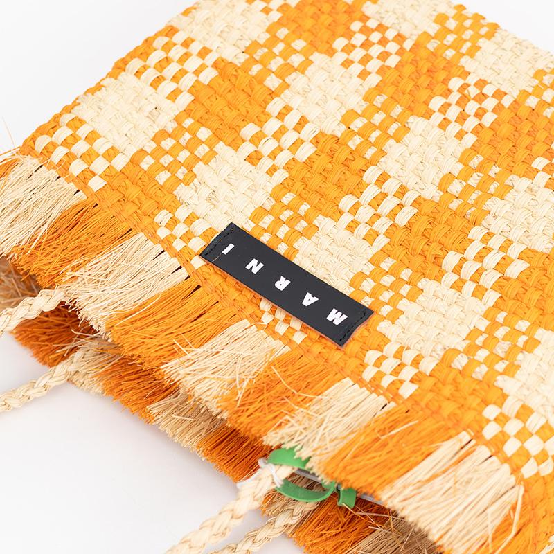 MARNI MARKET マルニ マルニマーケット レディースバッグオレンジ