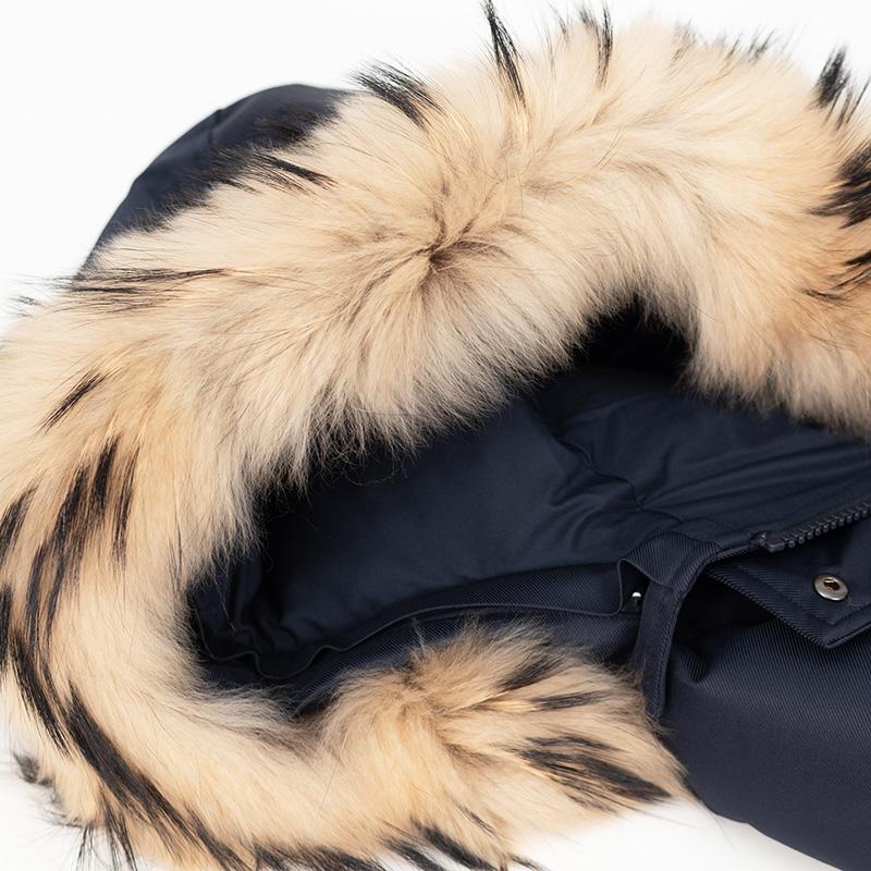 PYRENEX GRENOBLE FUR ダウン　ファー Pyrenex（ピレネックス） | ラクーンファー GRENOBLE-ネイビー ダウン