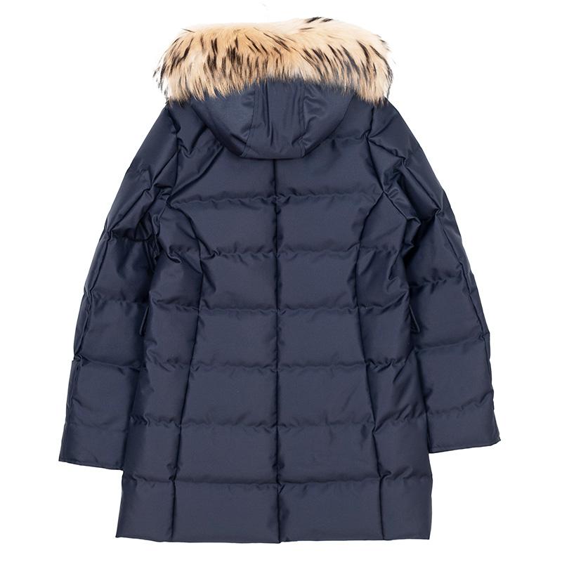 美品/PYRENEX/GRENOBLE/ダウンコート/ラクーンファー/ネイビー Pyrenex PYRENEX | ピレネックス ラクーンファー GRENOBLE