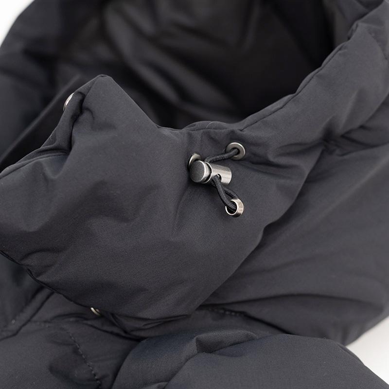 PYRENEX | ピレネックスウォータープルーフ フーデット GRADE-ブラック メンズ ダウンジャケットの画像