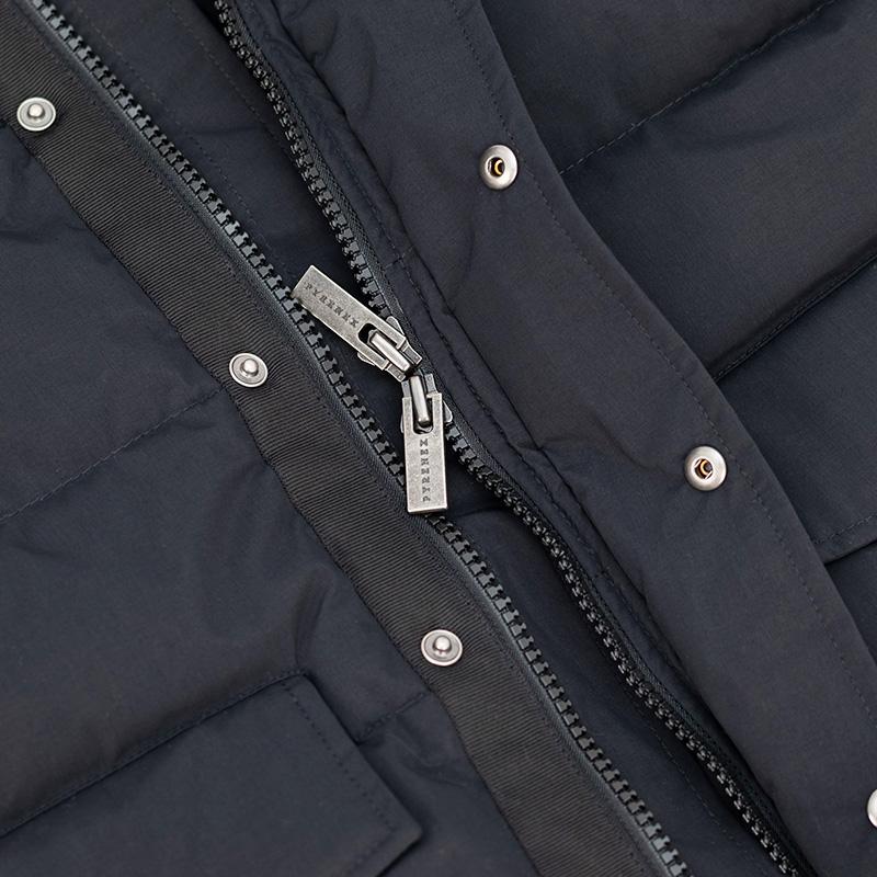PYRENEX | ピレネックスウォータープルーフ フーデット GRADE-ブラック メンズ ダウンジャケットの画像