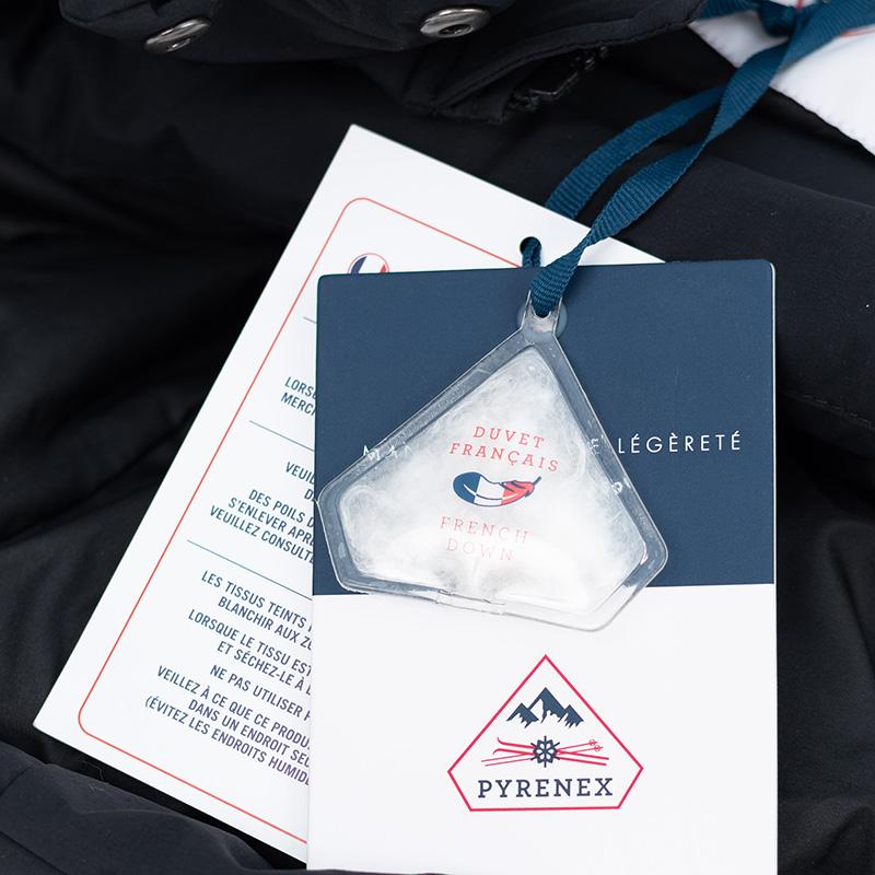 PYRENEX | ピレネックスウォータープルーフ フーデット GRADE-ブラック メンズ ダウンジャケットの画像