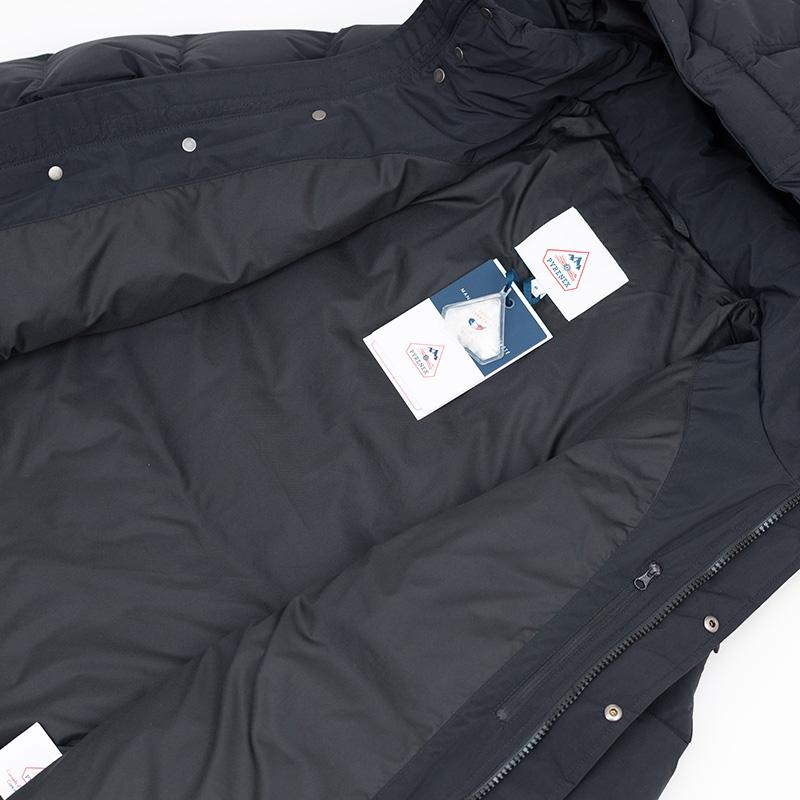 PYRENEX | ピレネックスウォータープルーフ フーデット GRADE-ブラック メンズ ダウンジャケットの画像
