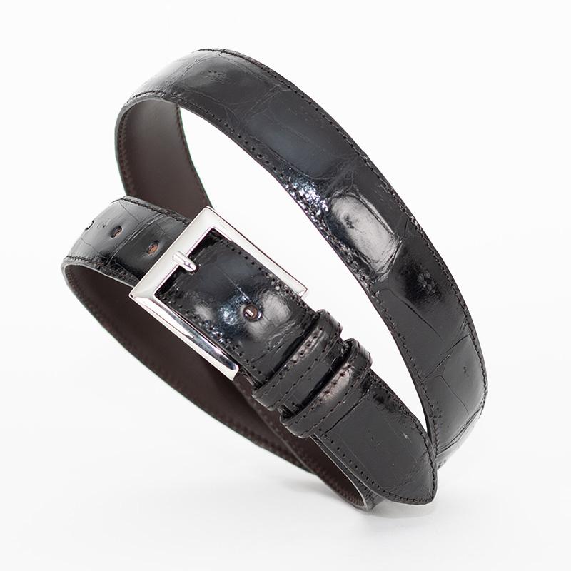 本革　クロコダイル　レザー　オルチアーニ ベルト　ブラウン 楽天市場】【30％OFF】ORCIANI（オルチアーニ） ハンティング