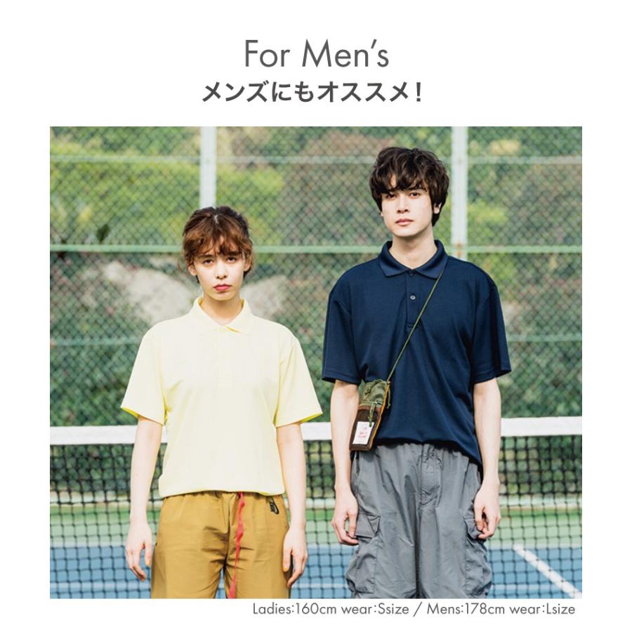 ポロシャツ レディース かわいい 半袖 ドライ 介護 ゴルフ ネイビー 白 黒 クールビズ 制服 仕事 メンズ 吸汗 速乾 |  | 13