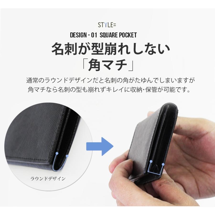 名刺入れ メンズ 本革 角シボ 牛革 レディース 名刺ケース おしゃれ ブランド 革 レザー ビジネス 大容量 名刺ケース Ak Card Color スタイルイコール 通販 Yahoo ショッピング